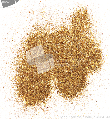 Image of sand on white