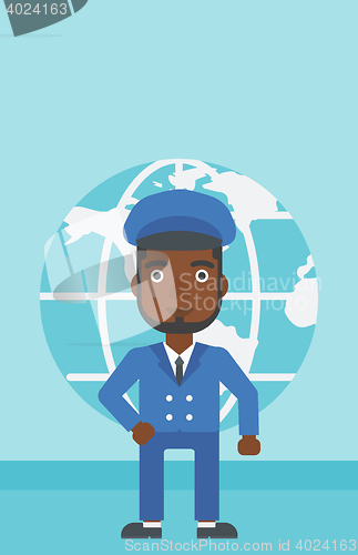 Image of Businessman taking part in global business.