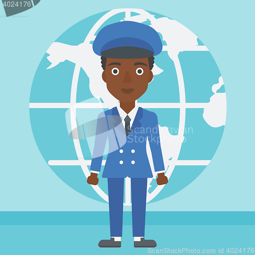Image of Businesswoman taking part in global business.