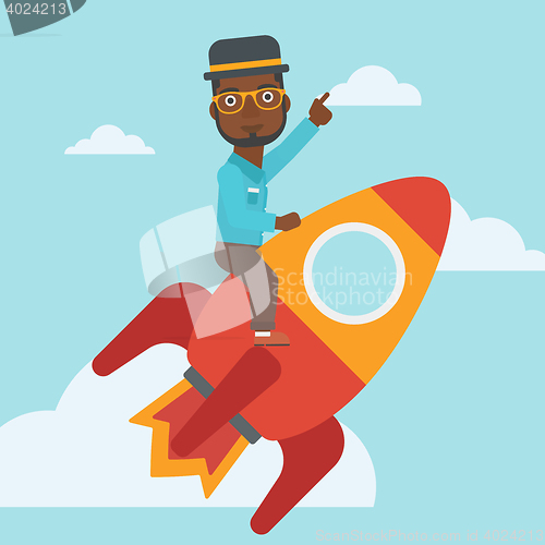 Image of Business start up vector illustration.