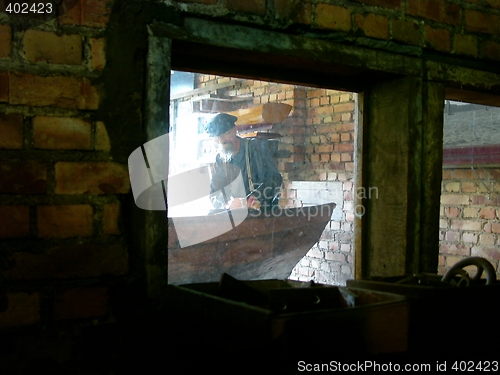 Image of Fisherman in museum