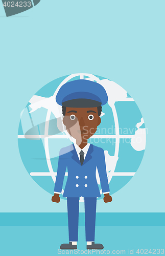 Image of Businesswoman taking part in global business.