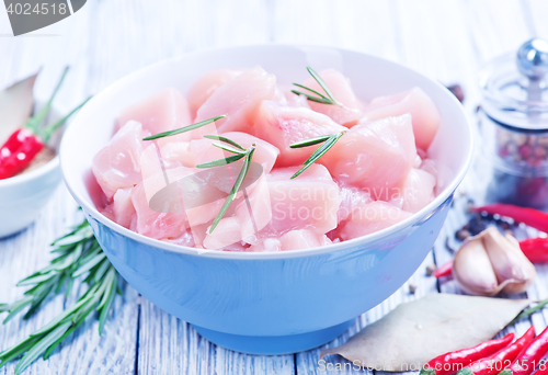 Image of raw chicken pieces