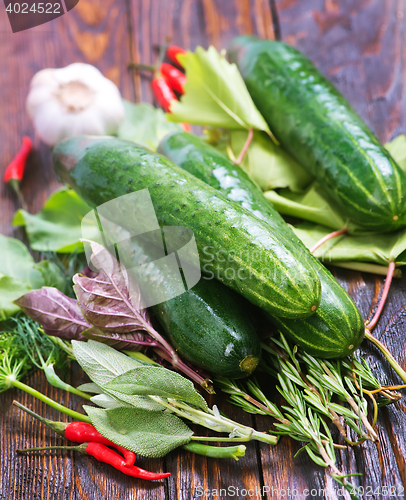 Image of cucumbers