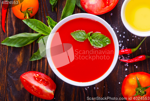 Image of tomato soup