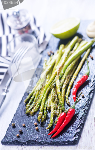 Image of fried asparagus