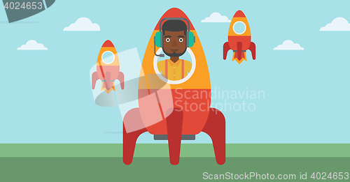 Image of Business start up vector illustration.