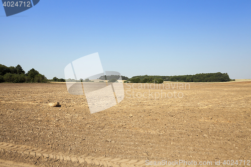 Image of plowed land, summer