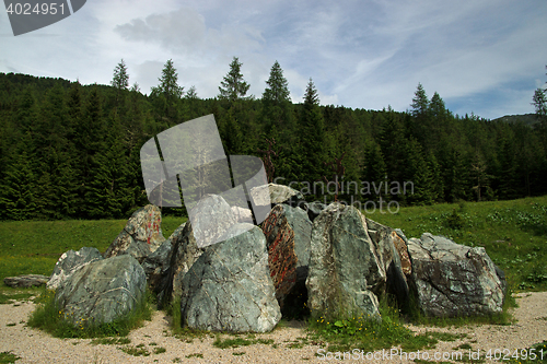 Image of Landscape at the Nockalm Street, Carinthia, Austria