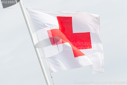 Image of Red cross flag