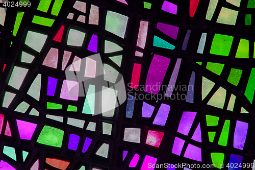 Image of Image of a multicolored stained glass window