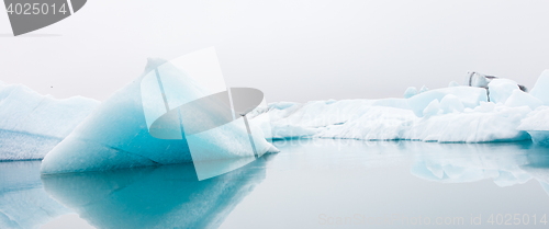 Image of Jokulsarlon is a large glacial lake in southeast Iceland