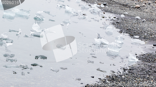 Image of Jokulsarlon is a large glacial lake in southeast Iceland