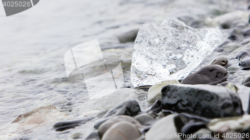 Image of Close-up of melting ice in Jokulsarlon - Iceland