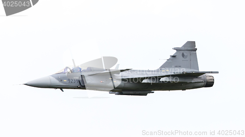 Image of LEEUWARDEN, THE NETHERLANDS-JUNE 10: Modern tactical fighter jet