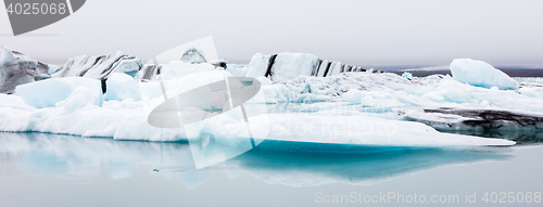 Image of Jokulsarlon is a large glacial lake in southeast Iceland