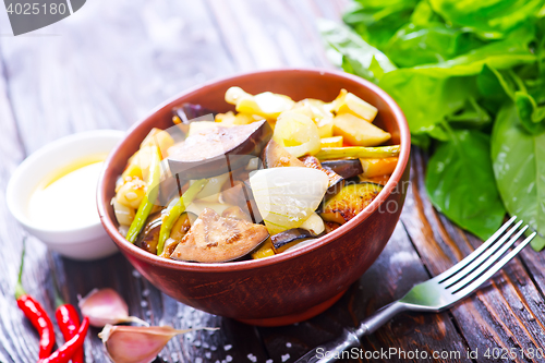 Image of fried vegetables