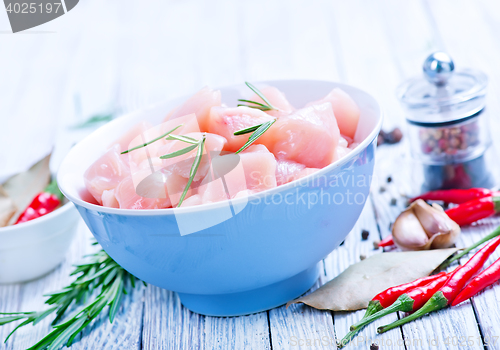 Image of raw chicken pieces