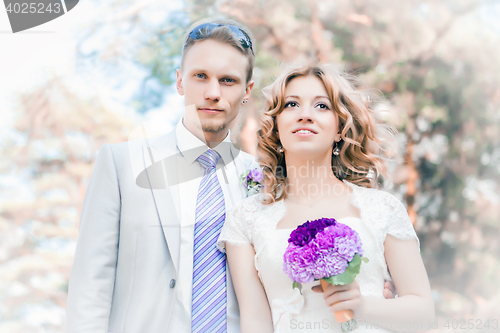 Image of Light Portrait Of The Bride And Groom