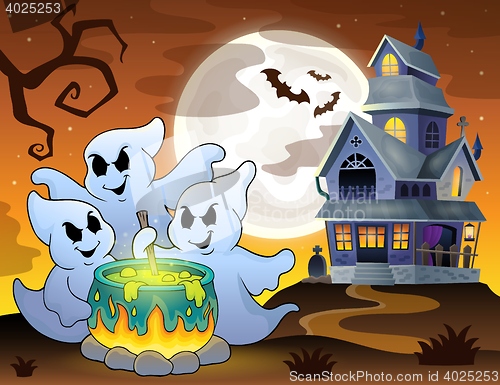 Image of Ghosts stirring potion theme image 3