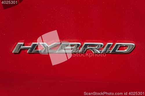 Image of Hybrid car designation