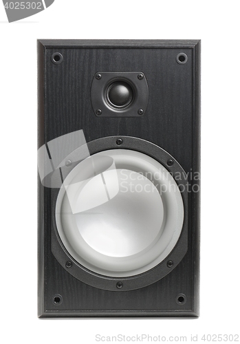 Image of Hi-fi Speaker Isolated on White