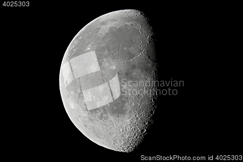 Image of Moon detailed closeup