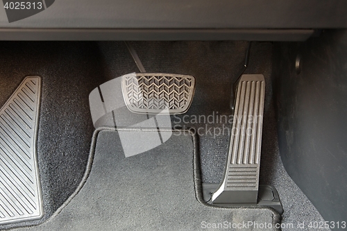 Image of Pedals of a car