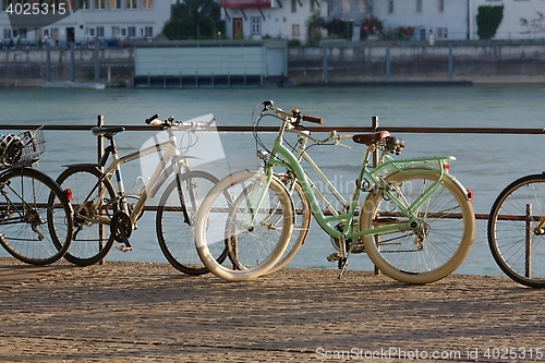 Image of Bicycles on a street