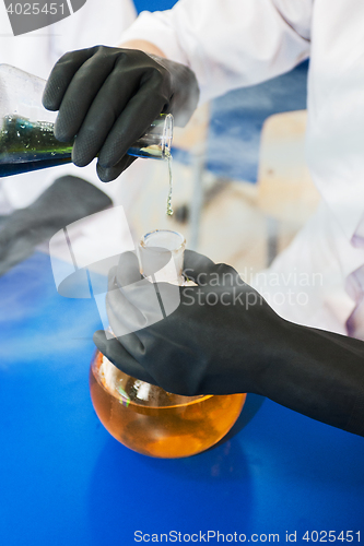 Image of Experiments in a chemistry lab