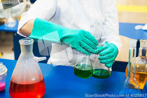 Image of Experiments in a chemistry lab