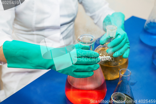 Image of Experiments in a chemistry lab