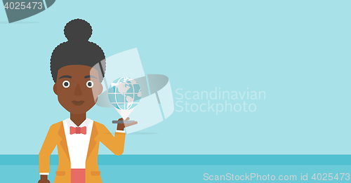 Image of International technology communication.