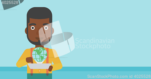 Image of International technology communication.