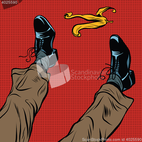 Image of Slipping on the banana