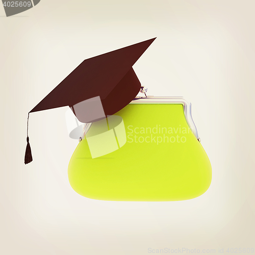 Image of money bags education hat sign illustration design over white . 3