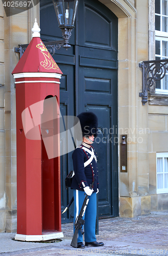 Image of COPENHAGEN, DENMARK - AUGUST 15, 2016: Danish Royal Life Guard o