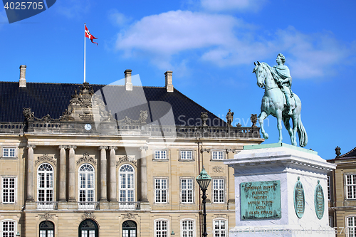 Image of Amalienborg Square in Copenhagen, Denmark