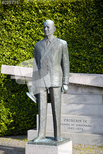 Image of Statue of Frederick IX, King of Denmark in Copenhagen, Denmark