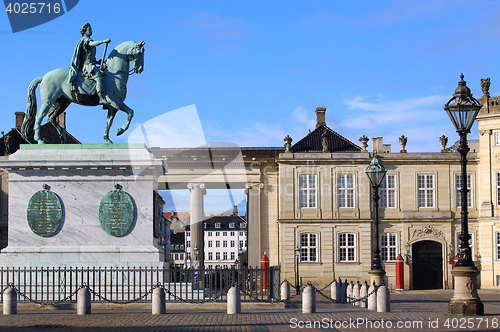 Image of Amalienborg Square in Copenhagen, Denmark