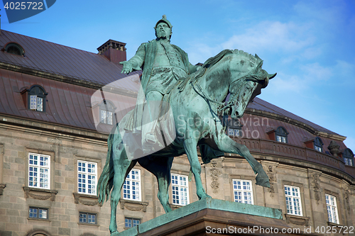 Image of Christiansborg Palace in Copenhagen, Denmark