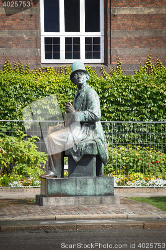 Image of Monument of Hans Christian Andersen in Copenhagen, Denmark