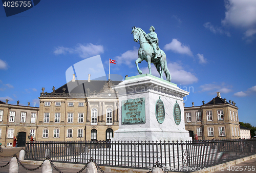 Image of Amalienborg Square in Copenhagen, Denmark