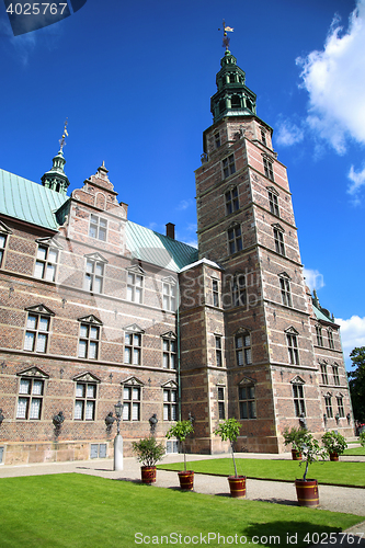 Image of Rosenborg Castle, build by King Christian IV in Copenhagen, Denm