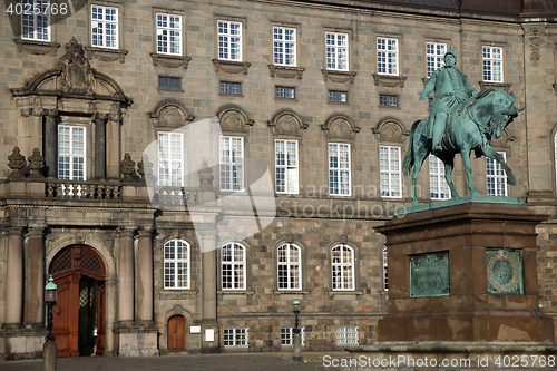 Image of Christiansborg Palace in Copenhagen, Denmark