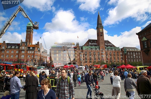 Image of COPENHAGEN, DENMARK - AUGUST 14, 2016: Scandic Palace Hotel is a