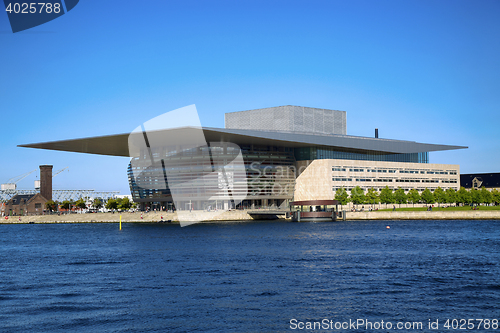 Image of COPENHAGEN, DENMARK - AUGUST 15, 2016 The Copenhagen Opera House