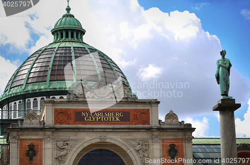 Image of COPENHAGEN, DENMARK - AUGUST 14, 2016:  Art museum in Copenhagen