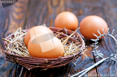 Image of chicken eggs