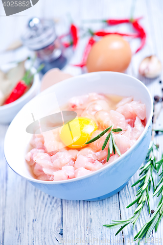 Image of raw chicken pieces